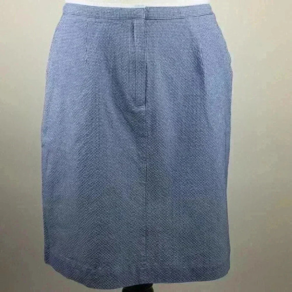 Talbots womens Skirt 12 gingham Italian Fabric Pencil Dorthy preppy old money - Picture 2 of 10